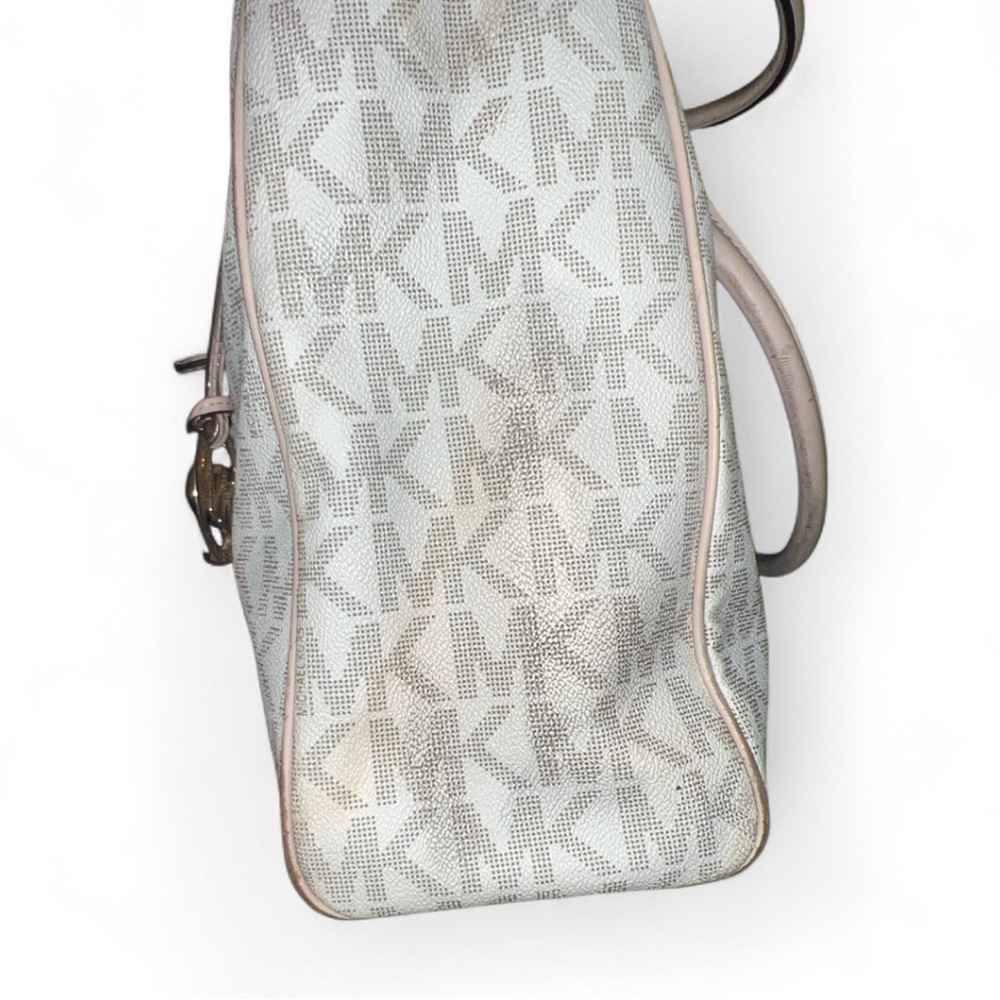 Michael Kors Cream And Tan Satchel - image 7